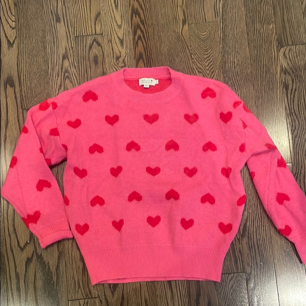 Pink Heart Sweater